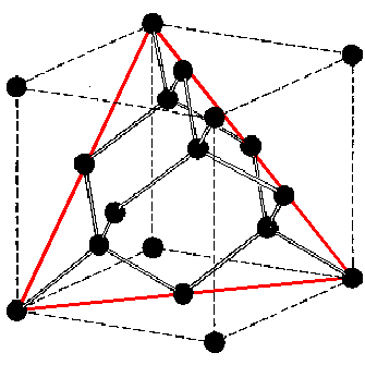 Schematic of the 'Diamond Lattice' Structure